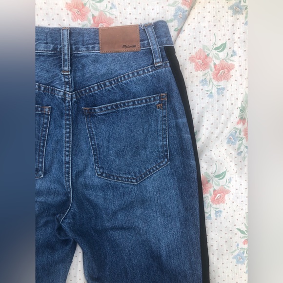 Madewell the Perfect Vintage Jean Black Velvet Tux Stripe - Picture 10 of 16